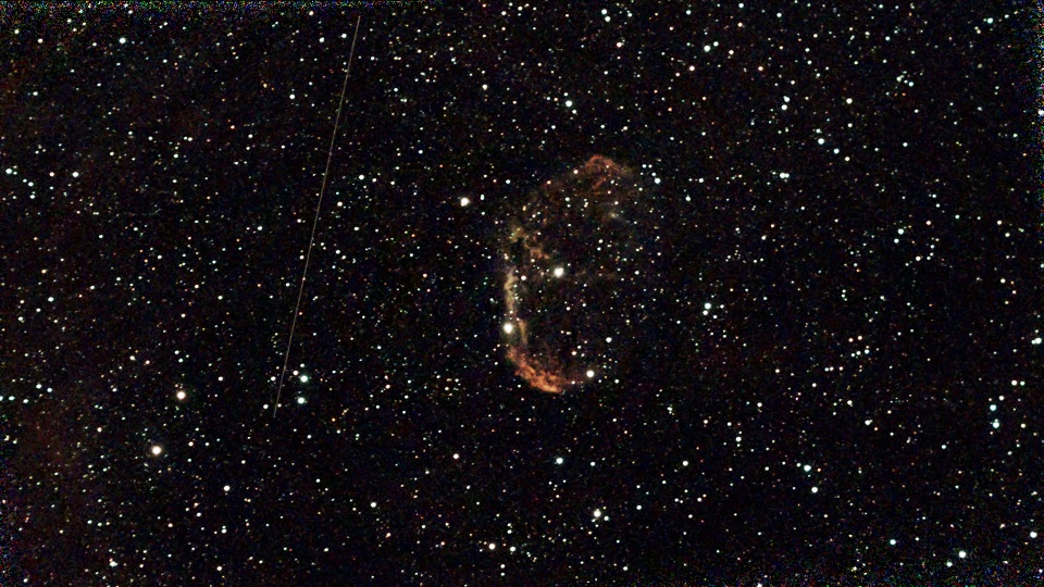 Seestar - NGC 6888 Crescent, 10 Min (bearbeitete Aufnahme)