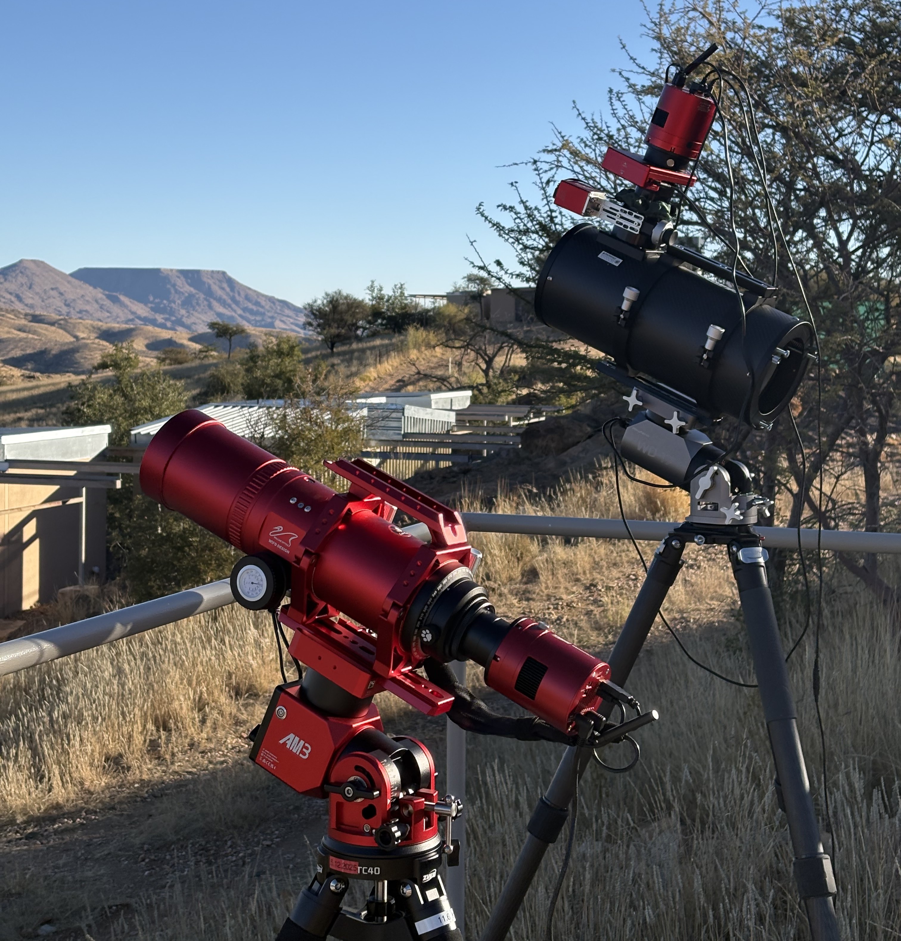 Ich hatte in Namibia folgende Setups dabei: