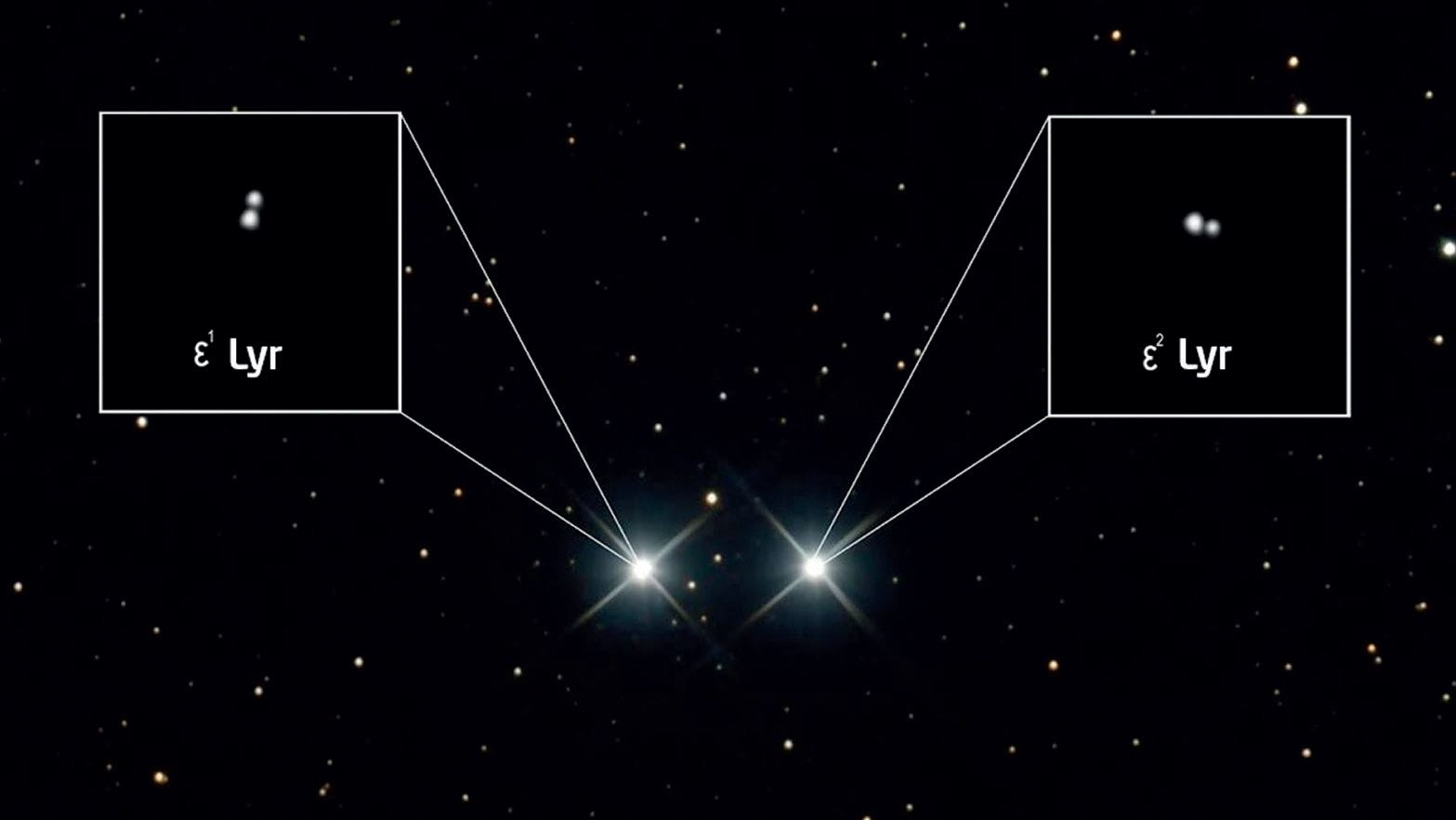 Epsilon Lyrae - the famous Double Double