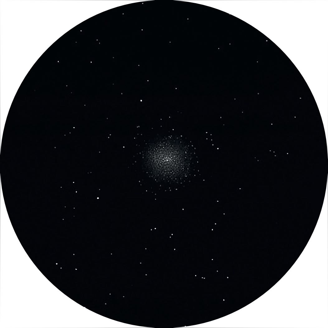 Desen al roiului stelar globular M 15. Oliver Stone