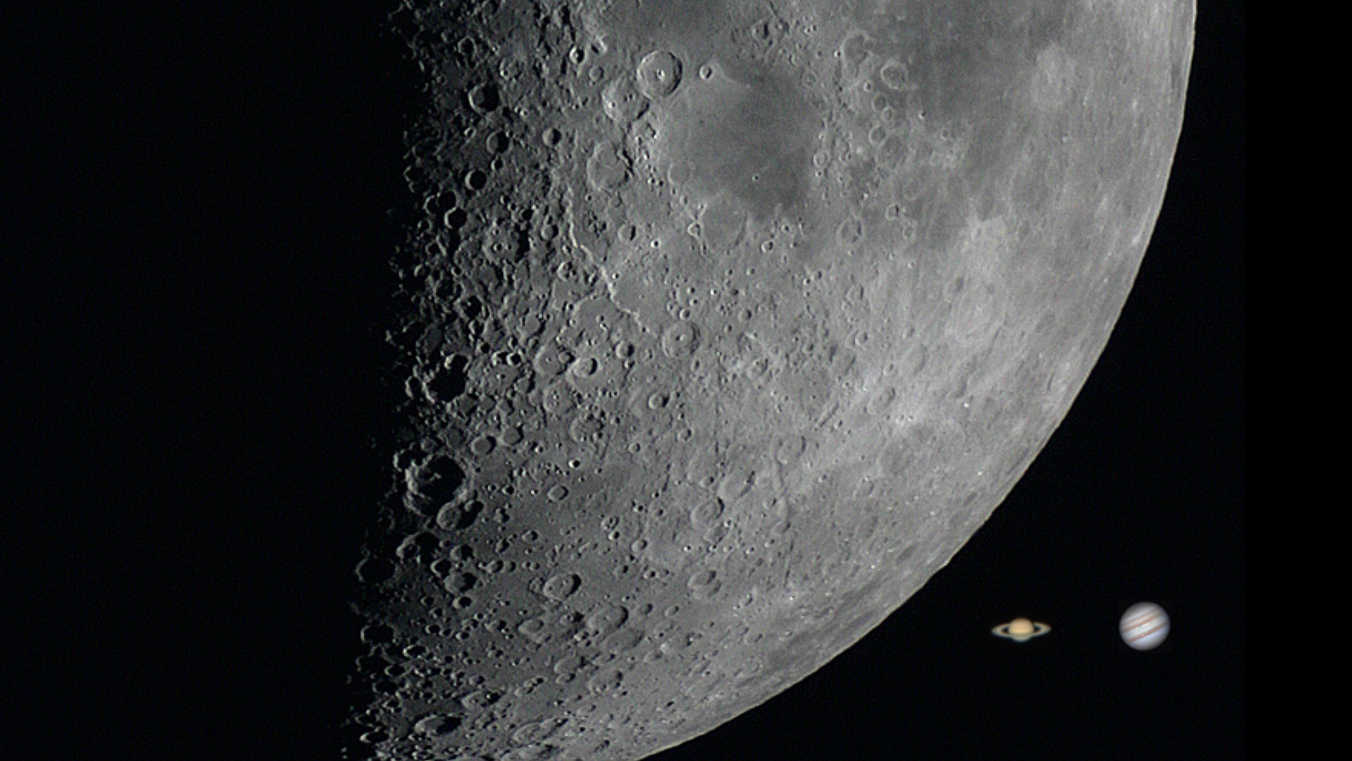 The Moon in focus