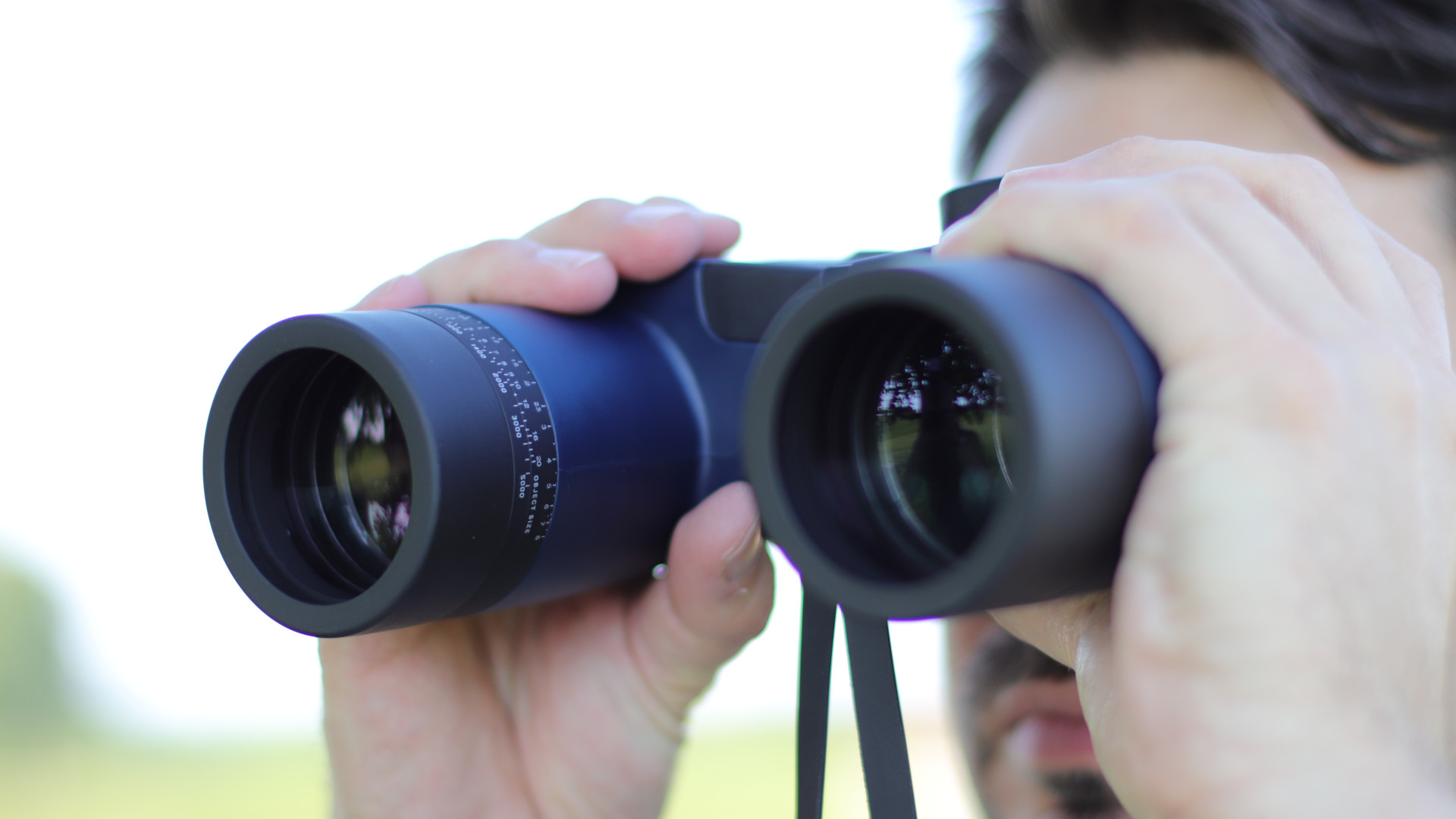 Fernglas Blau Marcus Verdeckt Anwendung