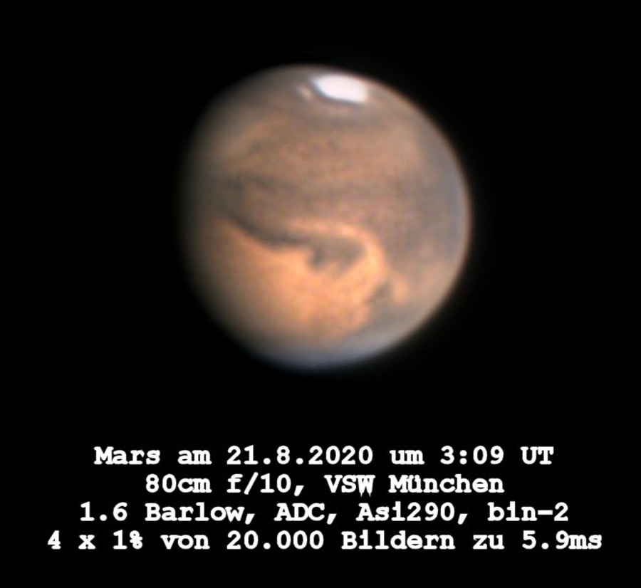 Uma fotografia do planeta vermelho de Bernd Gährken 