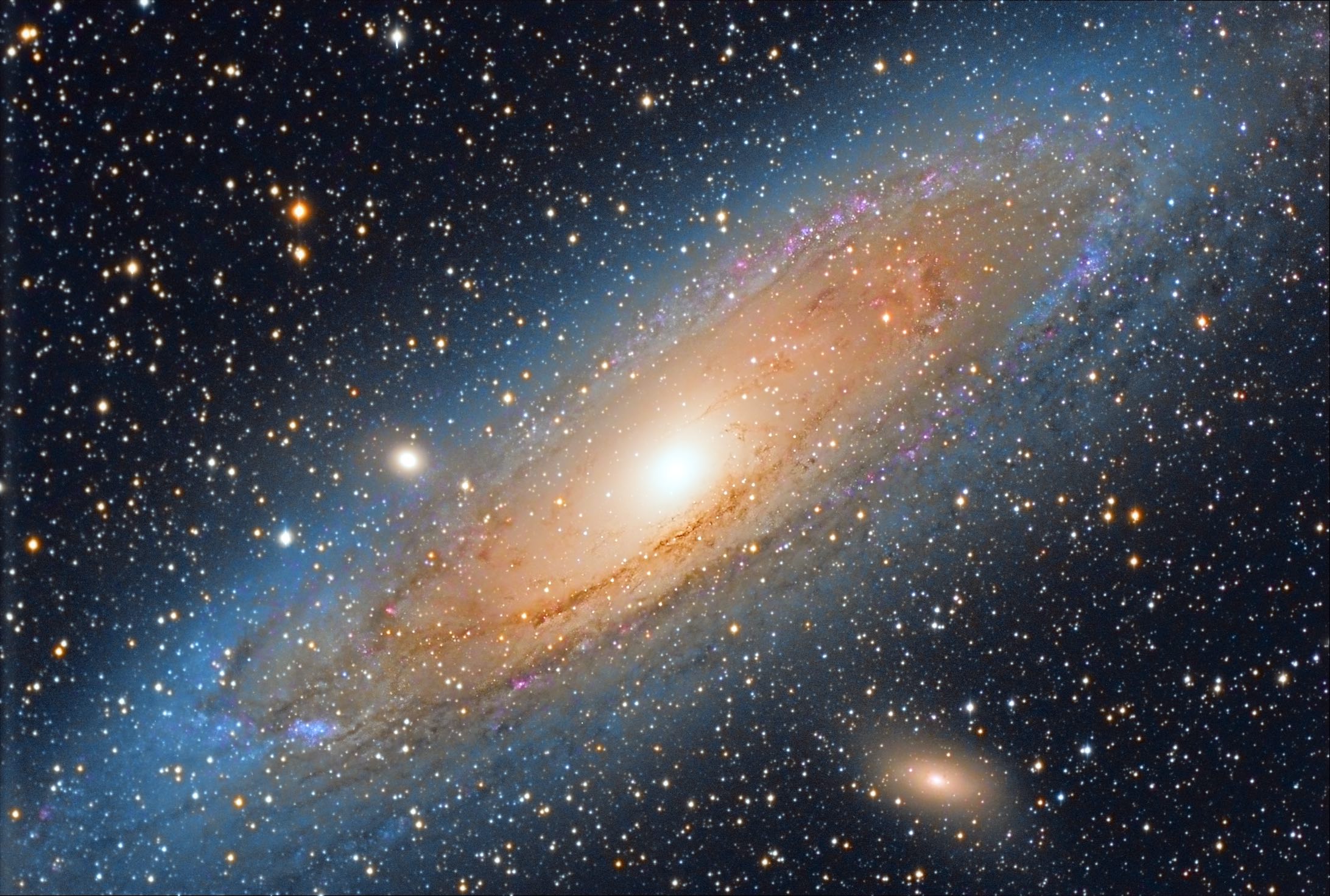 Andromeda-Galaxie M31, Foto: Carlos Malagón