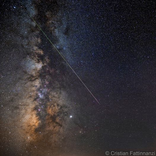 Fotografi av en meteor av Cristian Fattinnanzi