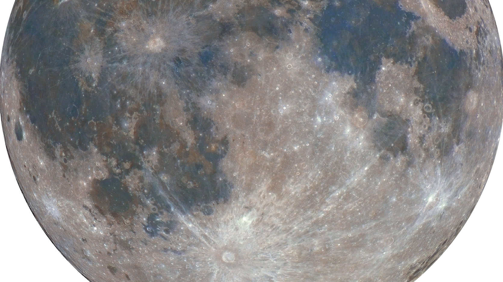 Tycho encontra-se no sul da Lua e Reiner Gamma perto da orla lunar ocidental. Mario Weigand 