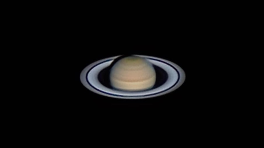 Saturn with its ring system (Photo by Carlos Malagón, Spain in September 2019 on an Omegon Pro RC 304, ADC and the veLOX 224C)