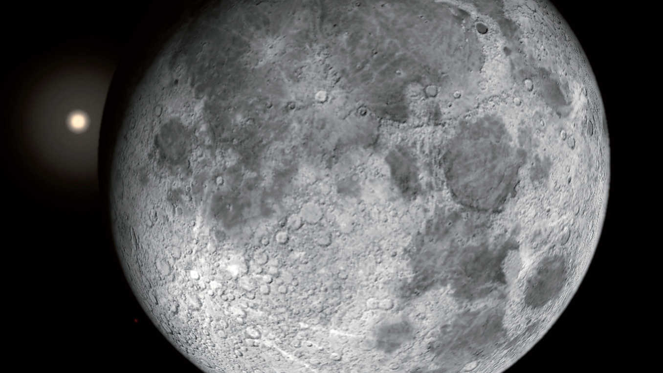 La Luna en conjunción con el ojo de Tauro