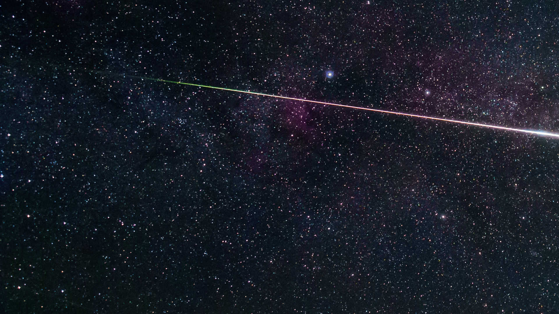 A bright Perseid, observed during the Bavarian Telescope Meeting BTM in Pfünz, Germany. Johannes Hildebrandt