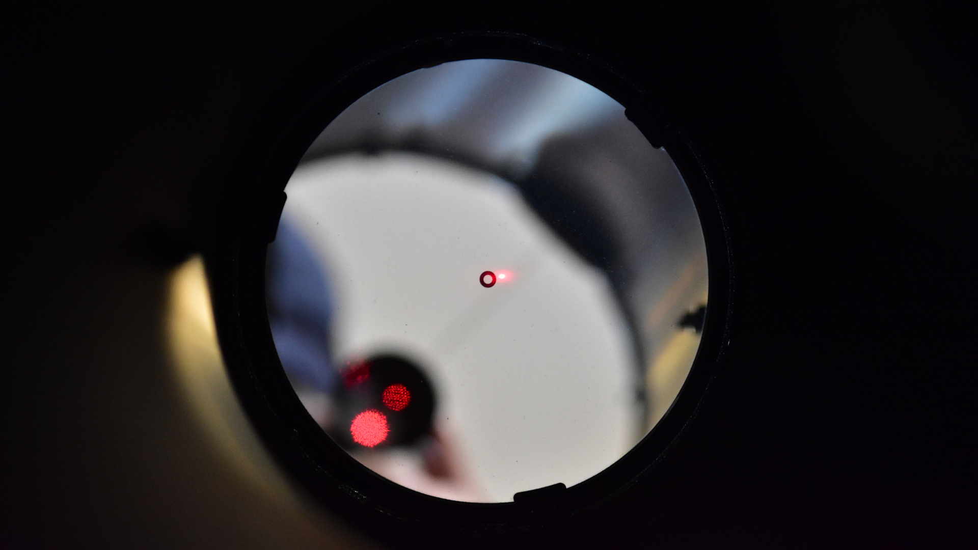 Teleskop Spiegel Laser Kollimation