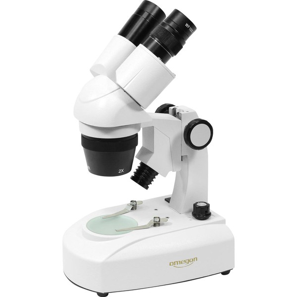 Omegon Microscopio estereo StereoView, 80x, LED, juego de fósiles