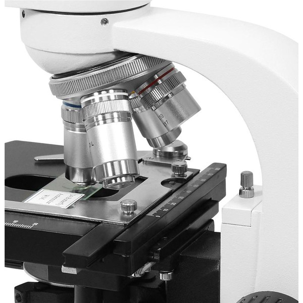 Omegon Conjunto de Microscópio , Binoview,1000x, LED, Acessórios de Preparação, Livro de Microscopia