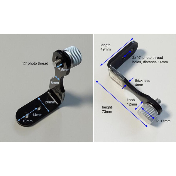 Omegon L Adapter för binokulärt stativ