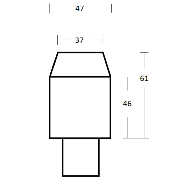 Omegon Adaptador de proyección 2" con punto de conexión T2