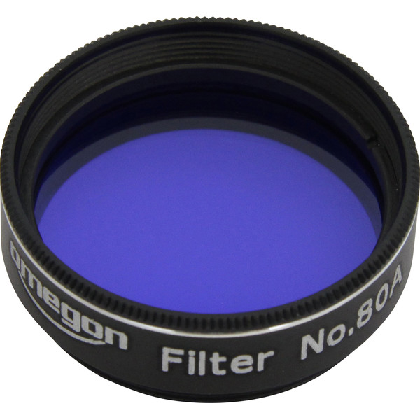 Omegon Filtro colorido azul 1,25'' Farbfilter #80A