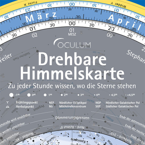 Oculum Verlag Sternkarte Drehbare Himmelskarte 29cm