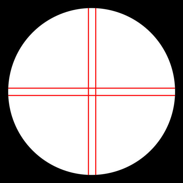 Omegon Reticle eyepieces Illuminated crosshair eyepiece, Kellner 12mm