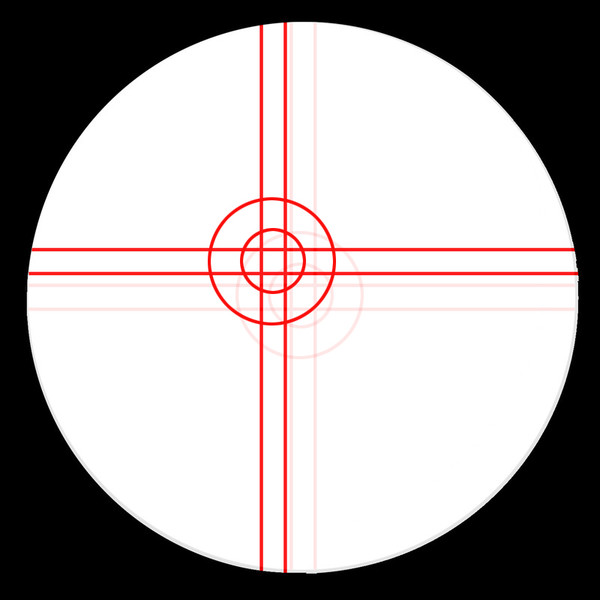 Omegon Oculares con retículo Ocular reticulado Plössl de 9 mm, retroiluminado y móvil, 1,25"