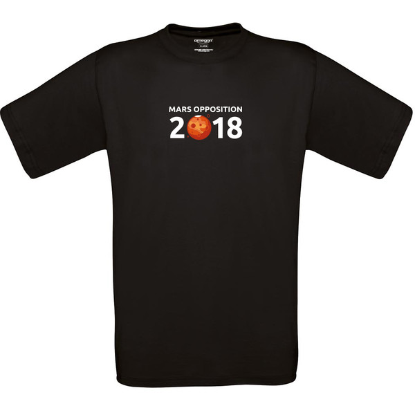 T-Shirt Mars Opposition 2018 - Storlek M svart