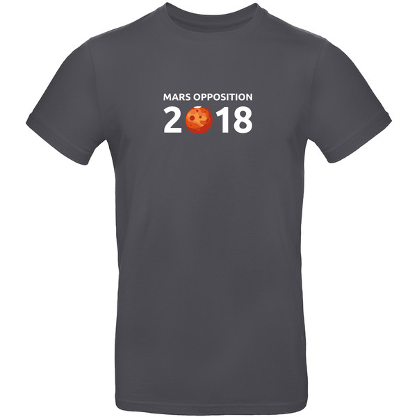 T-Shirt Mars Opposition 2018 - Storlek XL grå