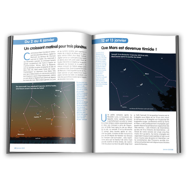 Amds édition  Jahrbuch Le ciel à l'oeil nu en 2019