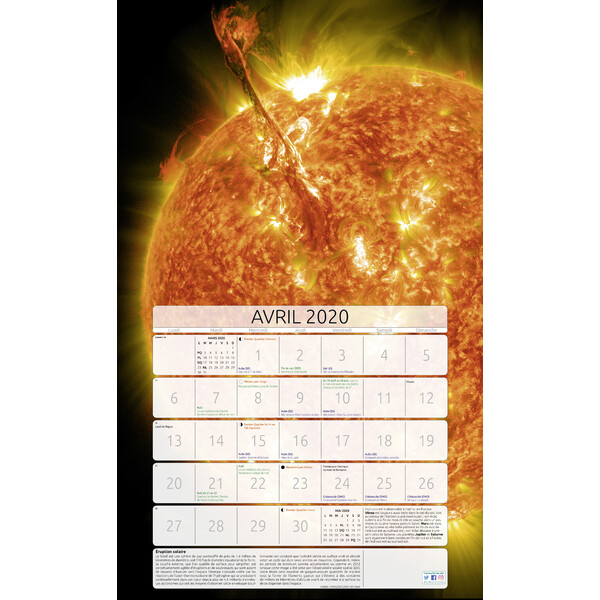 Amds édition  Kalender Astronomique 2020