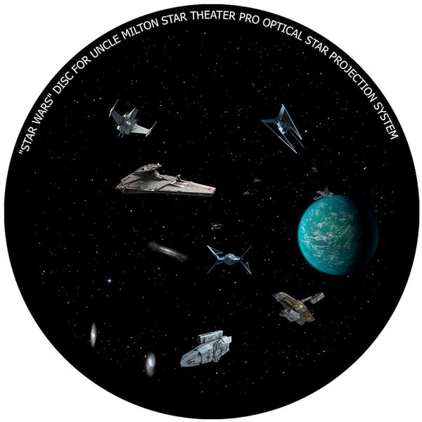 Omegon Slide för Star Theater Pro med motivet Stjärnornas krig