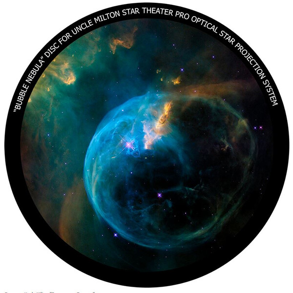 Omegon Diapositiva per l' Star Theater Pro con motivo Nebulosa Bolla