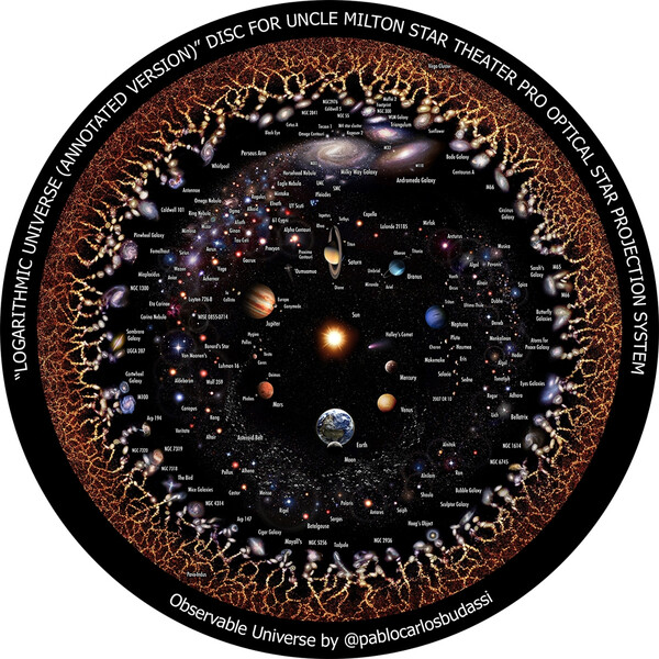 Omegon Disc for the Star Theatre Pro with Logarithmic Universe motif