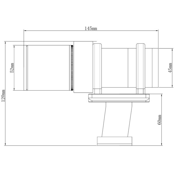 Omegon Refrator apocromático Pro APO AP 40/180 OTA