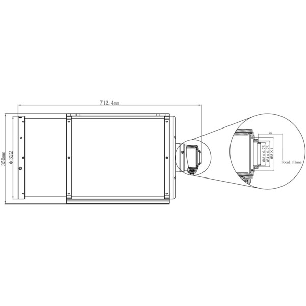 Omegon Telescop Aspherical Cassegrain 260/1300 OTA