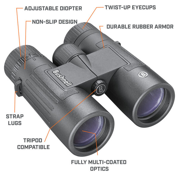 Bushnell Binoculars Legend 10x42 Dachkant, schwarz, FMC