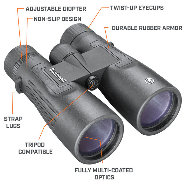 Bushnell Fernglas Legend 10x50 black