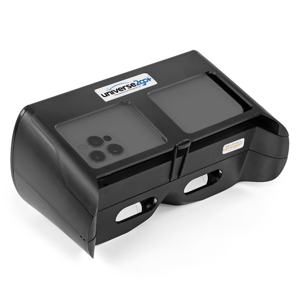 Omegon Universe2Go+ + Sonnenfinsternisbrille Solar Safe Deluxe