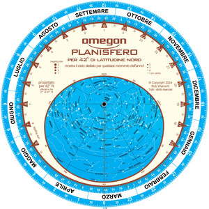 Omegon Carta Stellare Planisfero