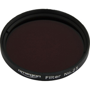 Omegon Filters kleurfilter #25, rood, 2''