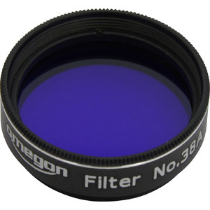 Omegon Filtro de color #38A azul oscuro de 1,25''