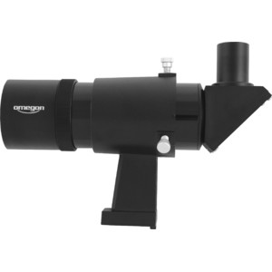 Omegon 9x50 angled finder scope with upright and non-reversed image, black