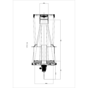 Miroir principal Omegon 16'' F/8 Ritchey-Chrétien Spiegel Set