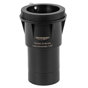 Omegon Lente barlow 2x, acromática, 1,25'' T2