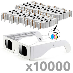 Omegon Zonsverduisteringsbril OEM Solar Safe 10.000 stuks.