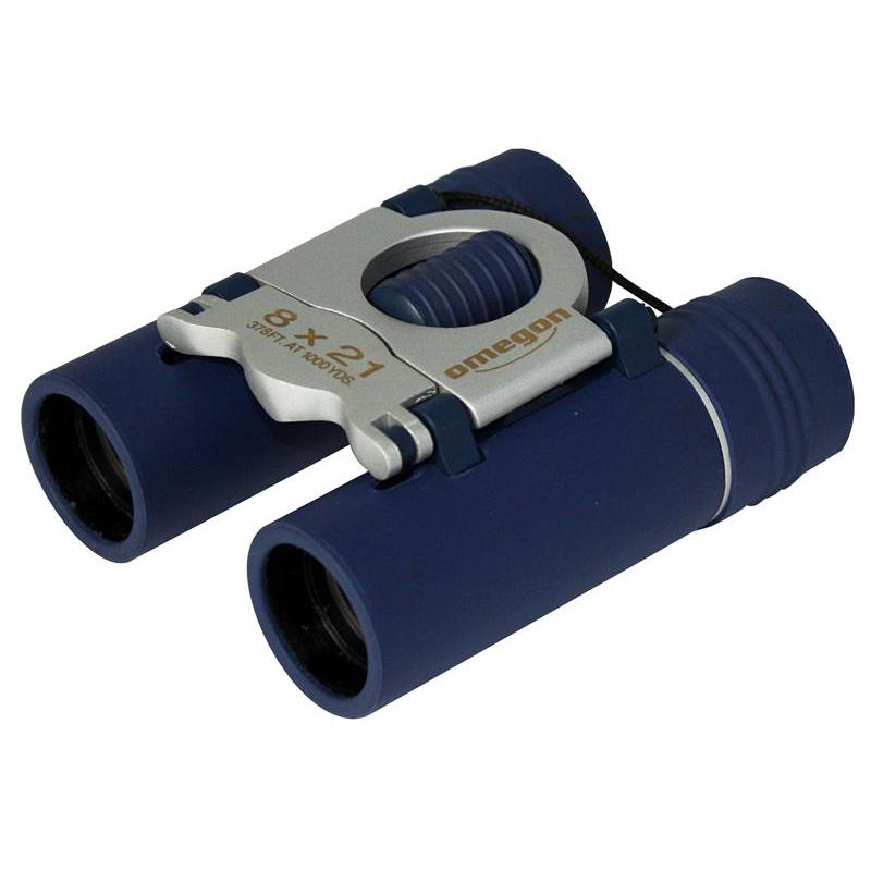 Omegon Fernglas Pocketstar 8x21, blau