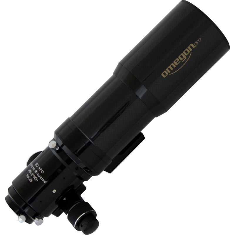 Omegon Refractor apocromático Pro APO AP 80/500 ED Carbon OTA