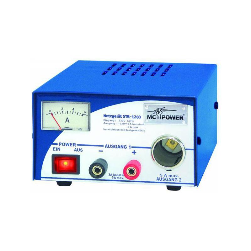Omegon Alimentation stabilisée  3/5 Ampères - 230V Entrée / 13,8V Sortie