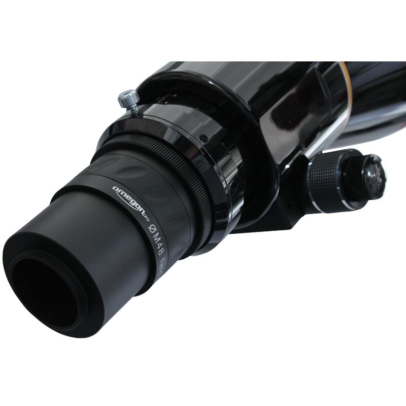 Omegon Aplatisseur de champ - Field Flattener - 3" avec filetage 48mm pour caméra et filetage 73mm pour porte-oculaire apochromatique 126 et 150mm