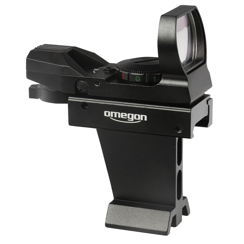 Omegon Cautator cu punct rosu Deluxe cu suport
