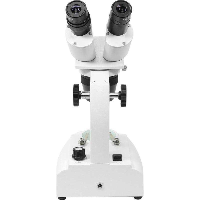 Microscope stéréoscopique Omegon StereoView, Loupe binoculaire, Vue stéréo, 80x, LED