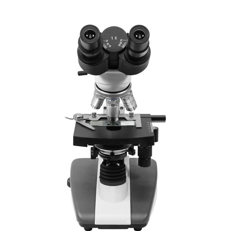 Omegon Set microscop , Binoview, 1000x, LED, accesorii pentru preparate, carte de microscopie