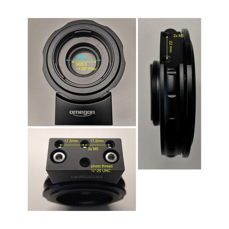 Omegon T2-Adapter für Canon EOS Objektive