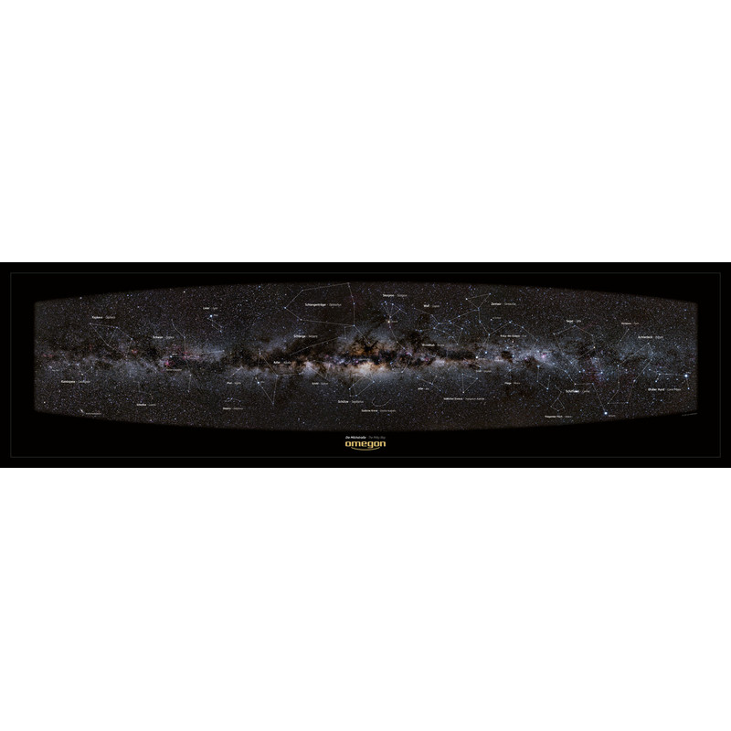 Omegon Panoramic poster of the Milky Way